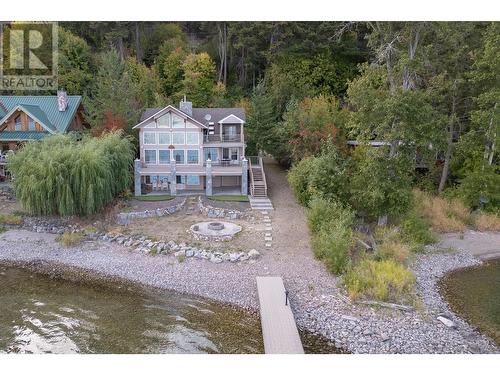 9611 Kilkenny Place, Fintry, BC - Outdoor With Body Of Water With Deck Patio Veranda