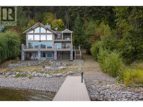 9611 Kilkenny Place, Fintry, BC - Outdoor With Body Of Water With Deck Patio Veranda