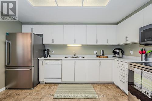 202 - 105 Bagot Street, Guelph, ON - Indoor Photo Showing Kitchen With Double Sink