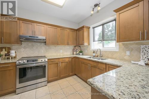 345 Meadowsweet Trail, London, ON - Indoor Photo Showing Kitchen With Double Sink