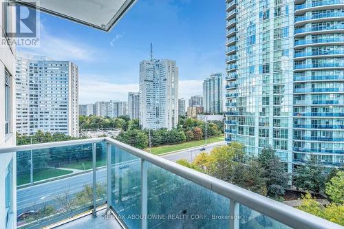 907 - 90 Absolute Avenue, Mississauga, ON - Outdoor With Balcony