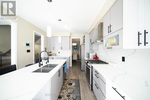 102 Gillespie Drive, Brantford, ON - Indoor Photo Showing Kitchen With Double Sink