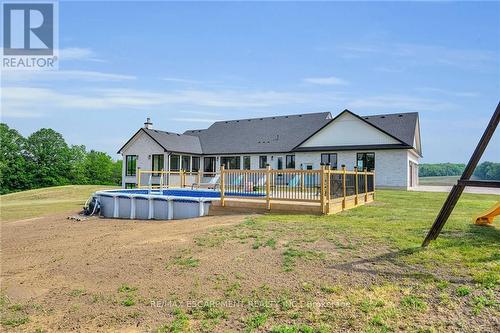 266 York Road, Haldimand, ON - Outdoor With Above Ground Pool With Backyard