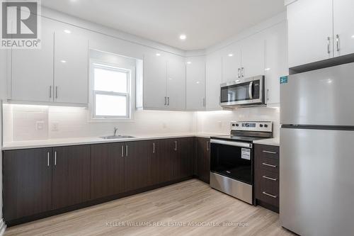 Unit #1 - 237 Church Street, St. Catharines, ON - Indoor Photo Showing Kitchen With Stainless Steel Kitchen With Upgraded Kitchen