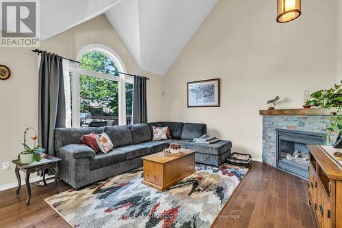 64 Gaw Crescent, Guelph, ON - Indoor Photo Showing Living Room With Fireplace