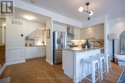 303 - 15 Sousa Mendes Street, Toronto, ON - Indoor Photo Showing Kitchen With Upgraded Kitchen