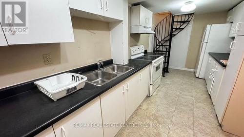 Bsmt - 45 Wexford Road, Brampton, ON - Indoor Photo Showing Kitchen With Double Sink