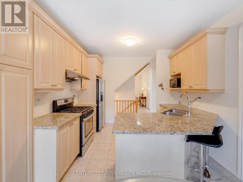 129 Mclaughlin Avenue, Milton, ON - Indoor Photo Showing Kitchen With Double Sink