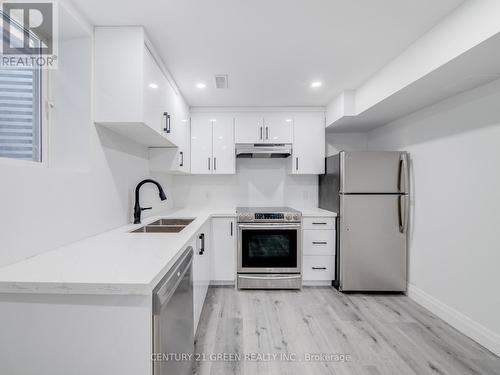 129 Mclaughlin Avenue, Milton, ON - Indoor Photo Showing Kitchen With Double Sink