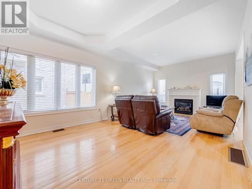 129 Mclaughlin Avenue, Milton, ON - Indoor Photo Showing Living Room With Fireplace