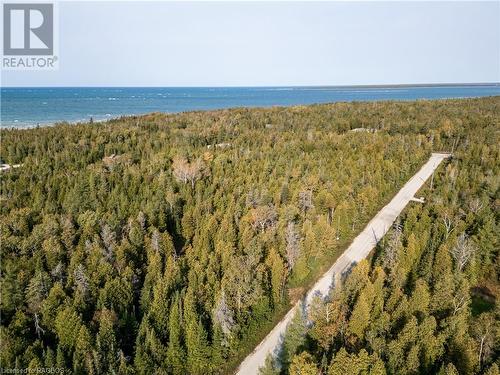 Aerial of Huron Park Road - Lot 10 Huron Park Road, Northern Bruce Peninsula, ON 