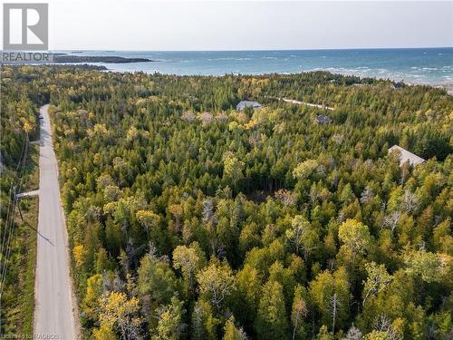 Aerial of Huron Park Road - Lot 10 Huron Park Road, Northern Bruce Peninsula, ON 