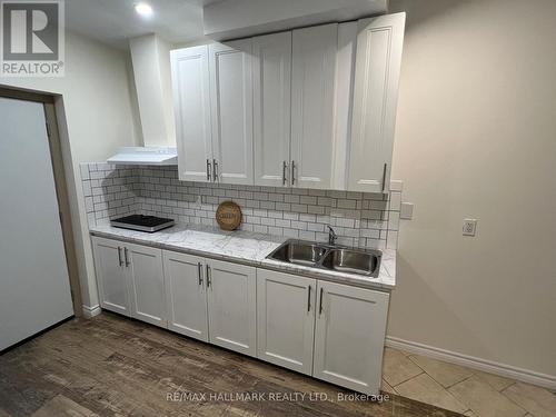 Bsmt - 11 Caria Court, Vaughan, ON - Indoor Photo Showing Kitchen With Double Sink