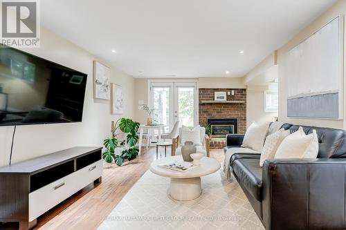 24 Habitant Crescent, Whitby, ON - Indoor Photo Showing Living Room With Fireplace