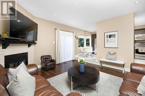 16 Blairville Road, Toronto, ON - Indoor Photo Showing Living Room With Fireplace