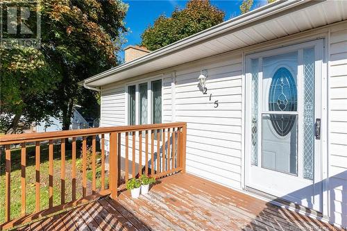 215 Spruce Street, Moncton, NB - Outdoor With Deck Patio Veranda With Exterior