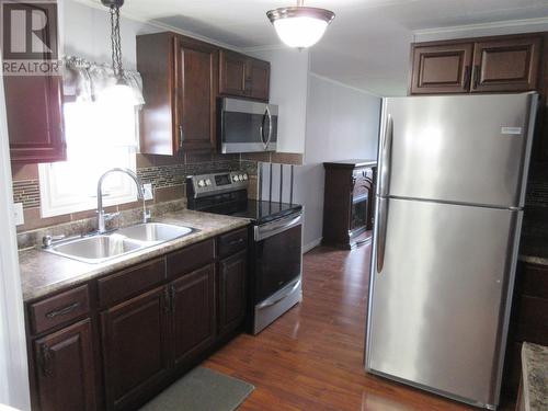 61 Eltero Park, Bishop'S Falls, NL - Indoor Photo Showing Kitchen With Double Sink