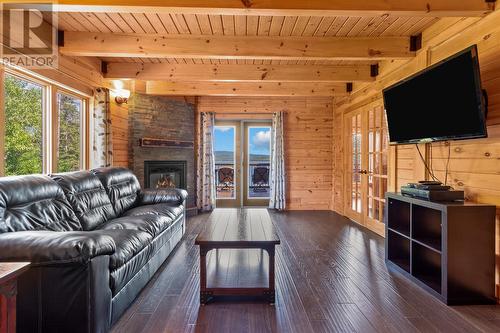 190 Main Road, Bellevue, NL - Indoor Photo Showing Living Room With Fireplace