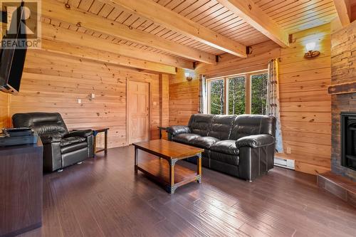 190 Main Road, Bellevue, NL - Indoor Photo Showing Living Room With Fireplace