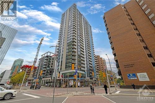 1502 - 340 Queen Street, Ottawa, ON - Outdoor With Facade