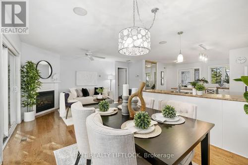 45 - 1020 Parkhill Road W, Peterborough (Monaghan), ON - Indoor Photo Showing Dining Room With Fireplace