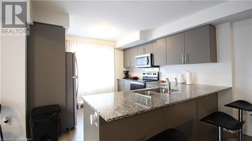 205 West Oak Trail Unit# 14, Kitchener, ON - Indoor Photo Showing Kitchen With Double Sink With Upgraded Kitchen