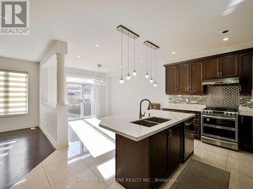 23 Gambia Road, Brampton, ON - Indoor Photo Showing Kitchen With Double Sink With Upgraded Kitchen