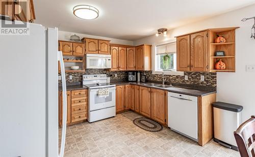 64 Sparrow Drive, Conception Bay South, NL - Indoor Photo Showing Kitchen With Double Sink