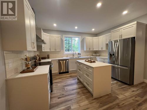 4121 Munroe Street, Terrace, BC - Indoor Photo Showing Kitchen With Stainless Steel Kitchen With Double Sink