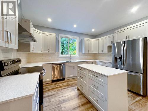 4121 Munroe Street, Terrace, BC - Indoor Photo Showing Kitchen With Stainless Steel Kitchen With Double Sink With Upgraded Kitchen