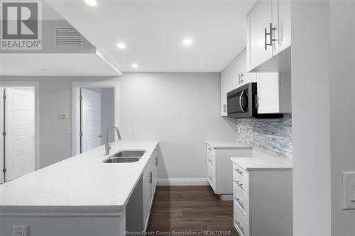 840 Wyandotte East, Windsor, ON - Indoor Photo Showing Kitchen With Double Sink