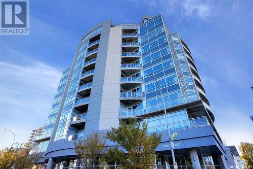 706 2300 Broad Street, Regina, SK - Outdoor With Balcony With Facade