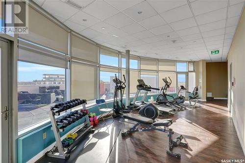 706 2300 Broad Street, Regina, SK - Indoor Photo Showing Gym Room