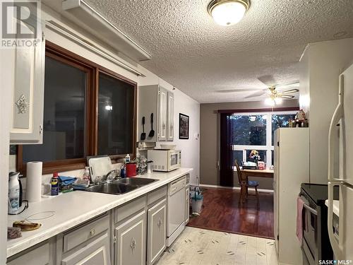 904 Railway Avenue, Loon Lake, SK - Indoor Photo Showing Kitchen With Double Sink