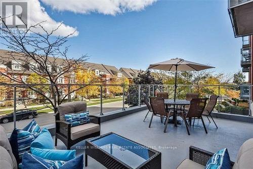 208 - 80 Port Street E, Mississauga, ON - Outdoor With Deck Patio Veranda