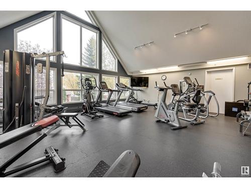 #312 9008 99 Av Nw, Edmonton, AB - Indoor Photo Showing Gym Room