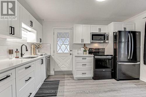 347 Thiel Street E, London, ON - Indoor Photo Showing Kitchen With Double Sink