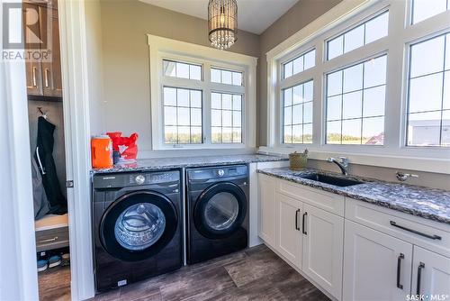 Saskatchewan Prestige Manor, Douglas Rm No. 436, SK - Indoor Photo Showing Laundry Room