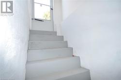 Outside stairs to basement - 