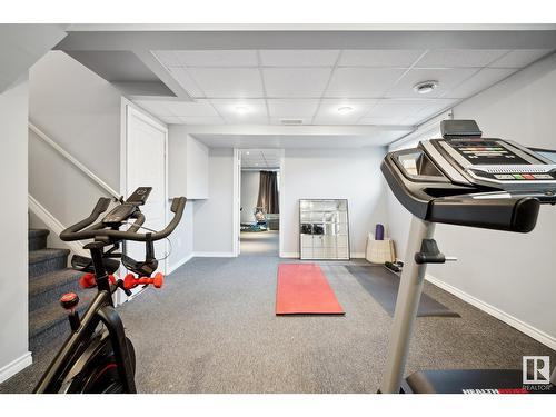 6304 187 St Nw, Edmonton, AB - Indoor Photo Showing Gym Room