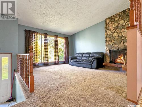 503 Steele Street, Cut Knife, SK - Indoor With Fireplace