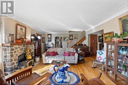 4726 Howard, Windsor, ON - Indoor Photo Showing Living Room With Fireplace