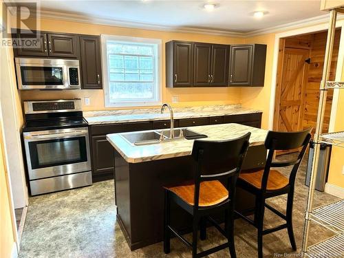 976 Pleasant Drive, Minto, NB - Indoor Photo Showing Kitchen With Double Sink