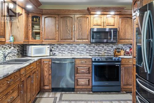 14468 Talbot Line Trail, Chatham-Kent, ON - Indoor Photo Showing Kitchen With Double Sink