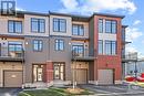 FOR RENT – Enjoy this 1 year old “Holden” model townhouse nestled in the family-friendly community of “Pathways” by eQHomes - 402 Jewelwing Private, Ottawa, ON  - Outdoor With Balcony With Facade 