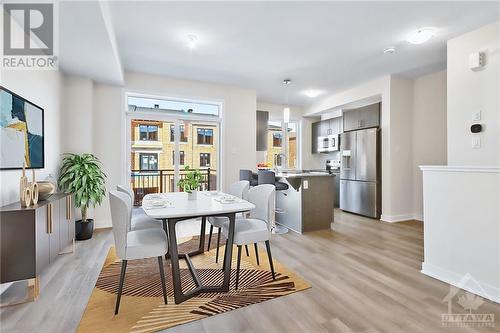 virtually staged - 402 Jewelwing Private, Ottawa, ON - Indoor Photo Showing Dining Room