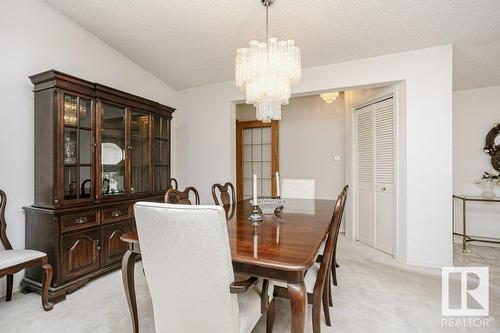 7715 144 Av Nw Nw, Edmonton, AB - Indoor Photo Showing Dining Room