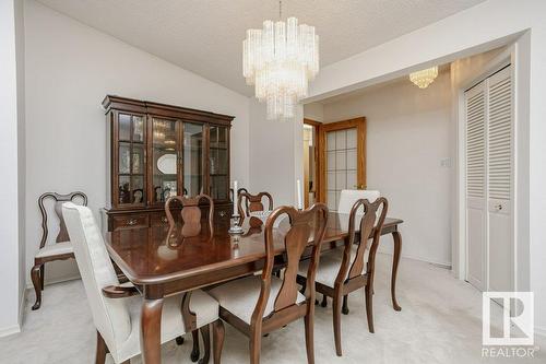 7715 144 Av Nw Nw, Edmonton, AB - Indoor Photo Showing Dining Room