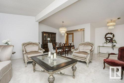 7715 144 Av Nw Nw, Edmonton, AB - Indoor Photo Showing Living Room