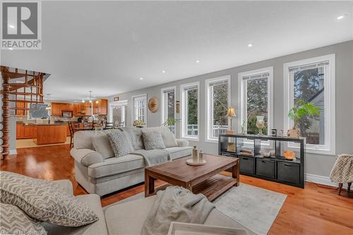 82 Rymal Road E, Hamilton, ON - Indoor Photo Showing Living Room With Fireplace